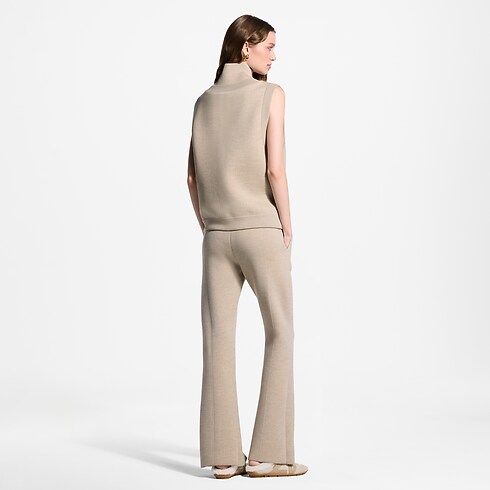 Women - Monogram Accent Half-Zip Top Women Ready-to-Wear Knitwear | LOUIS VUITTON (Product zoom)