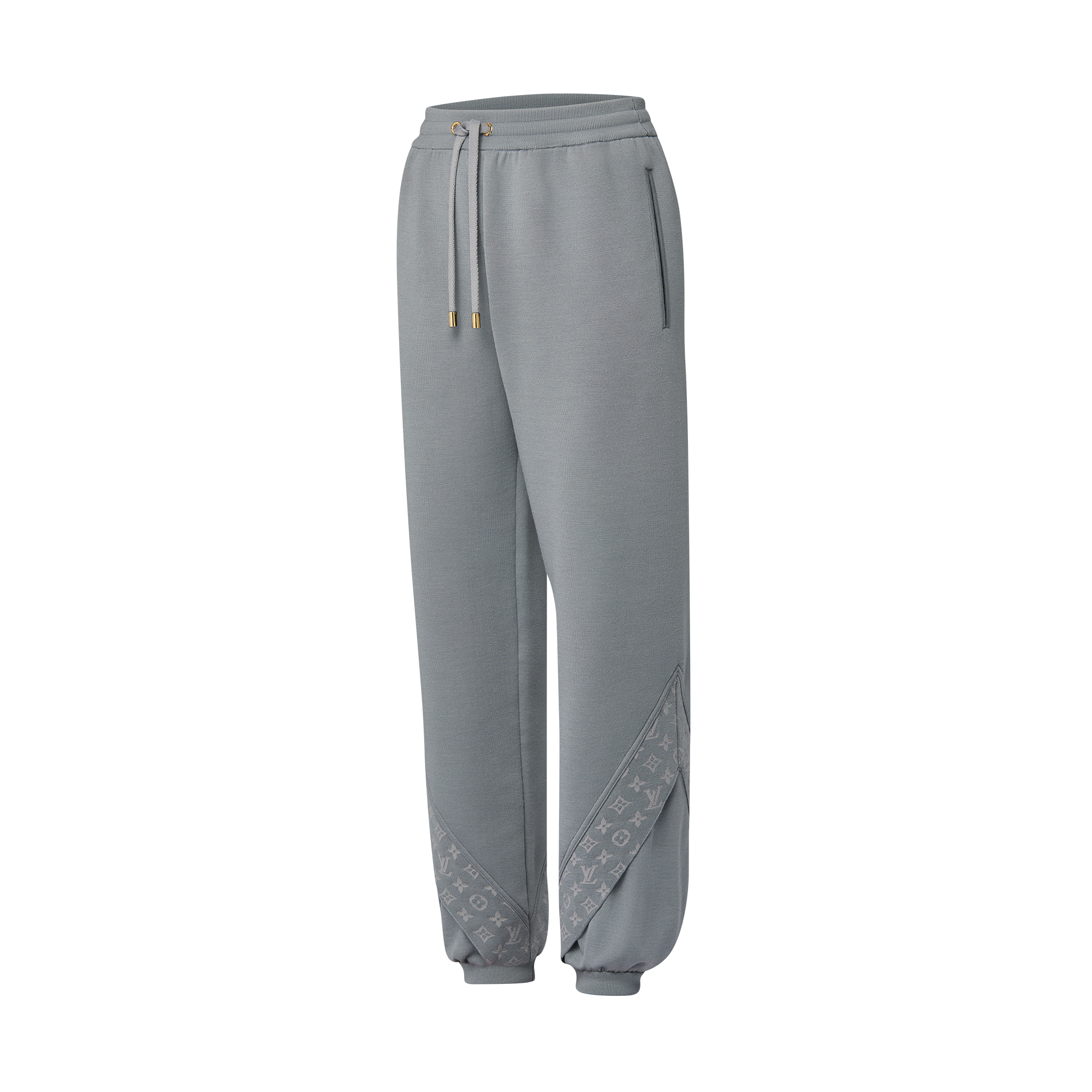 Monogram Accent Knit Jogging Trousers - Luxury Grey | LOUIS VUITTON