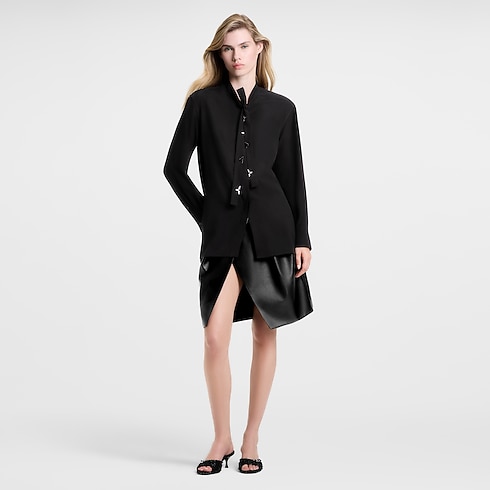 Men - Monogram Accent Lavallière Blouse Men Discontinued Product Obs 10 | LOUIS VUITTON (Product zoom)