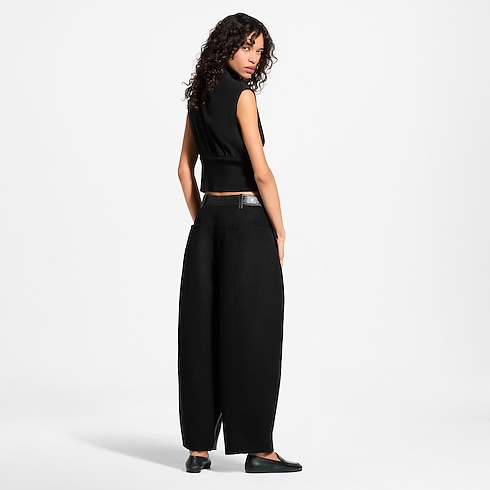 Women - Monogram Accent Lavallière Top Women Ready-to-Wear Tops and Shirts | LOUIS VUITTON (Product zoom)