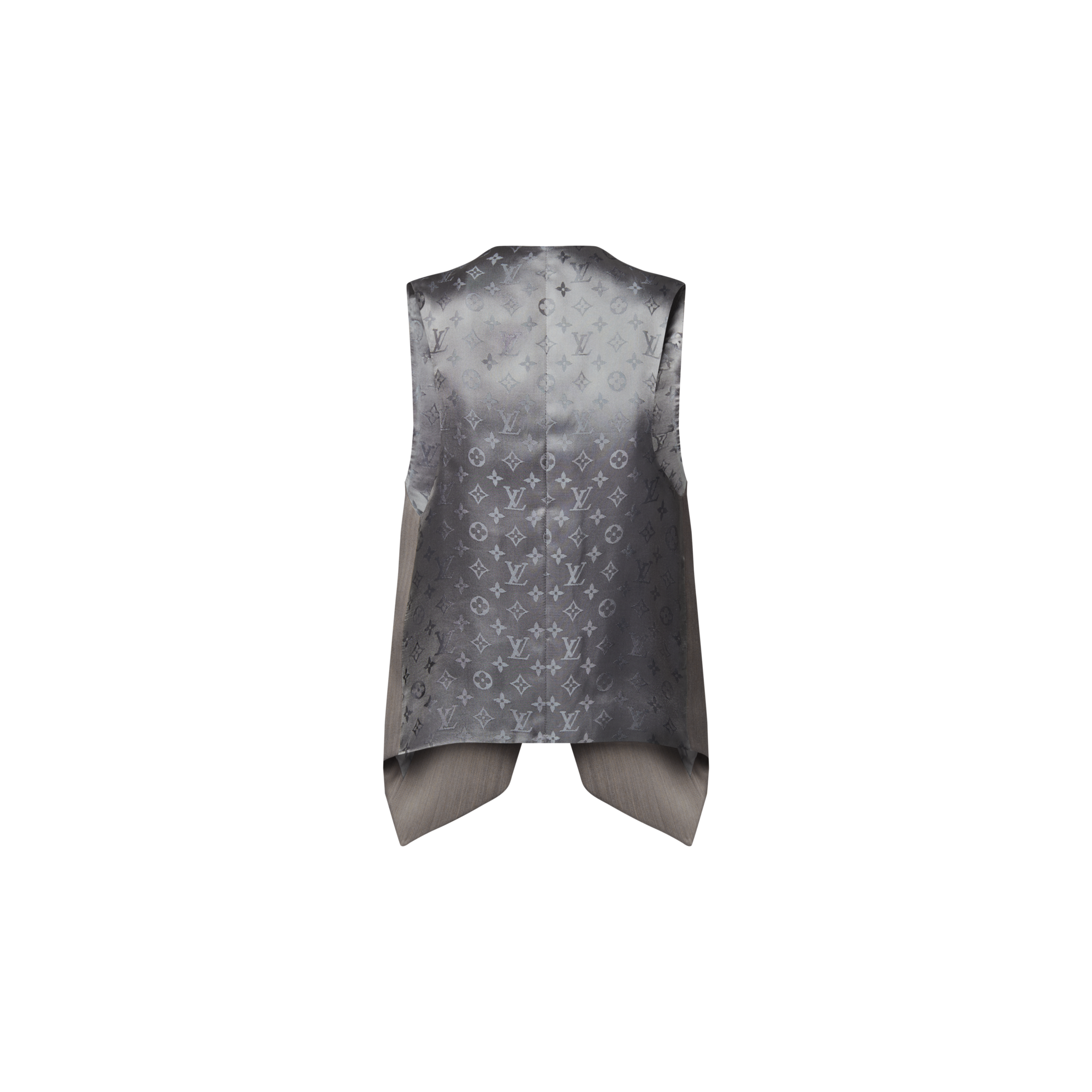 Women - Monogram Accent Oversized Waistcoat  Women Ready-to-Wear Coats and Jackets | LOUIS VUITTON (Product zoom)