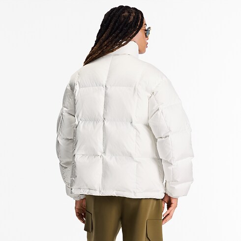 Women - Monogram Accent Pillow Puffer Jacket Women Ready-to-Wear Coats and Jackets | LOUIS VUITTON (Product zoom)