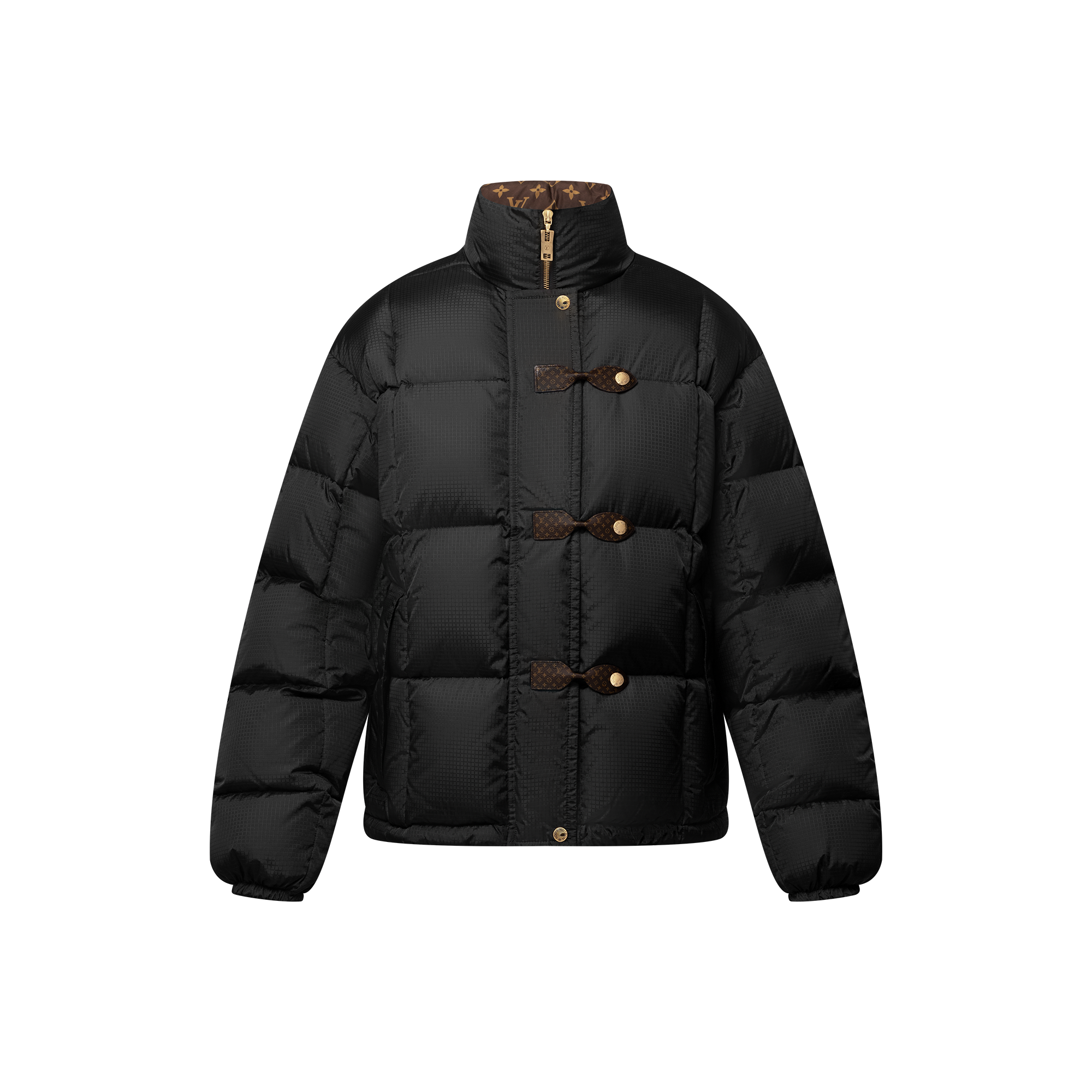 Women - Monogram Accent Pillow Puffer Jacket  Women Ready-to-Wear Coats and Jackets | LOUIS VUITTON (Product zoom)