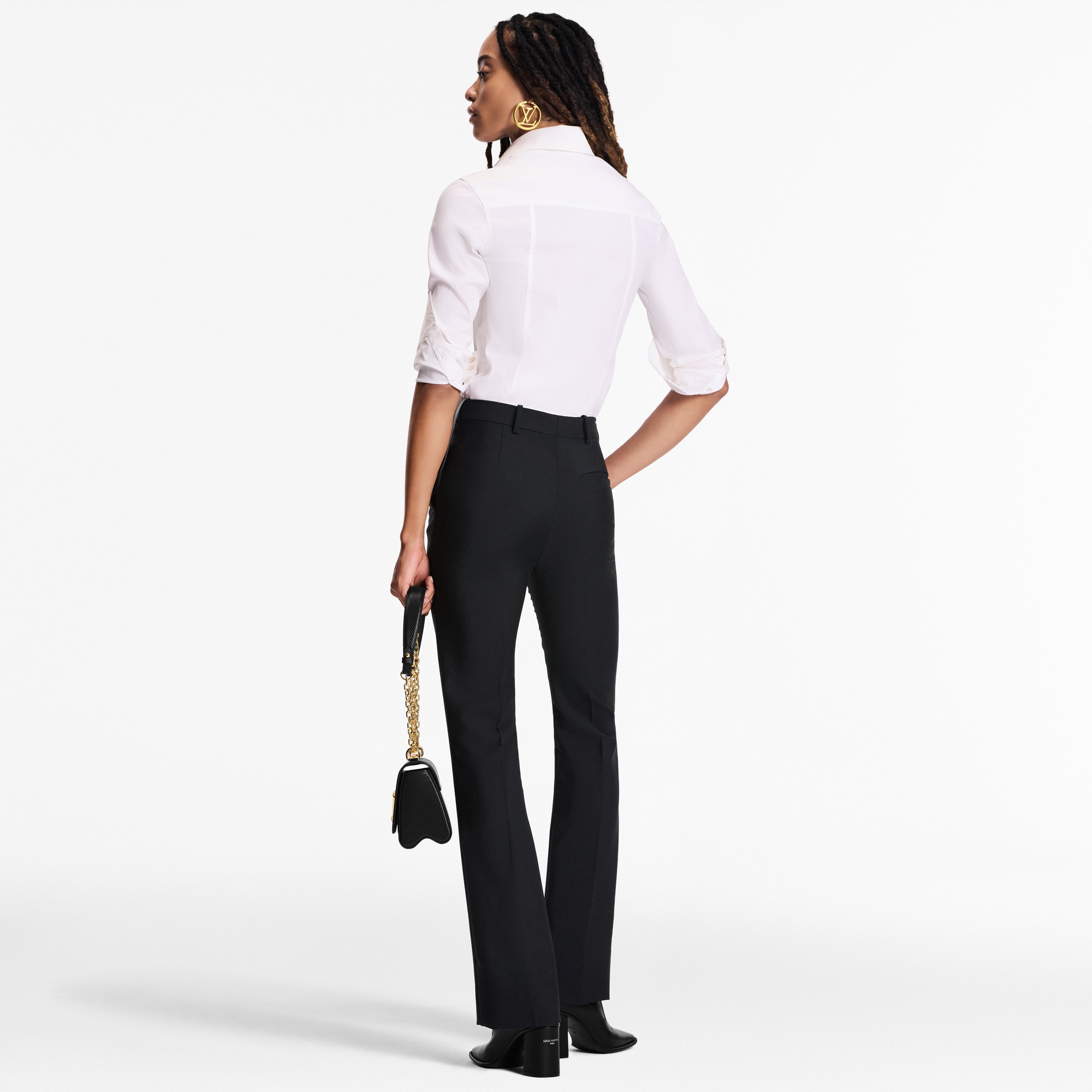 Women - Monogram Accent Shirt  Women Ready-to-Wear Tops | LOUIS VUITTON (Product zoom)