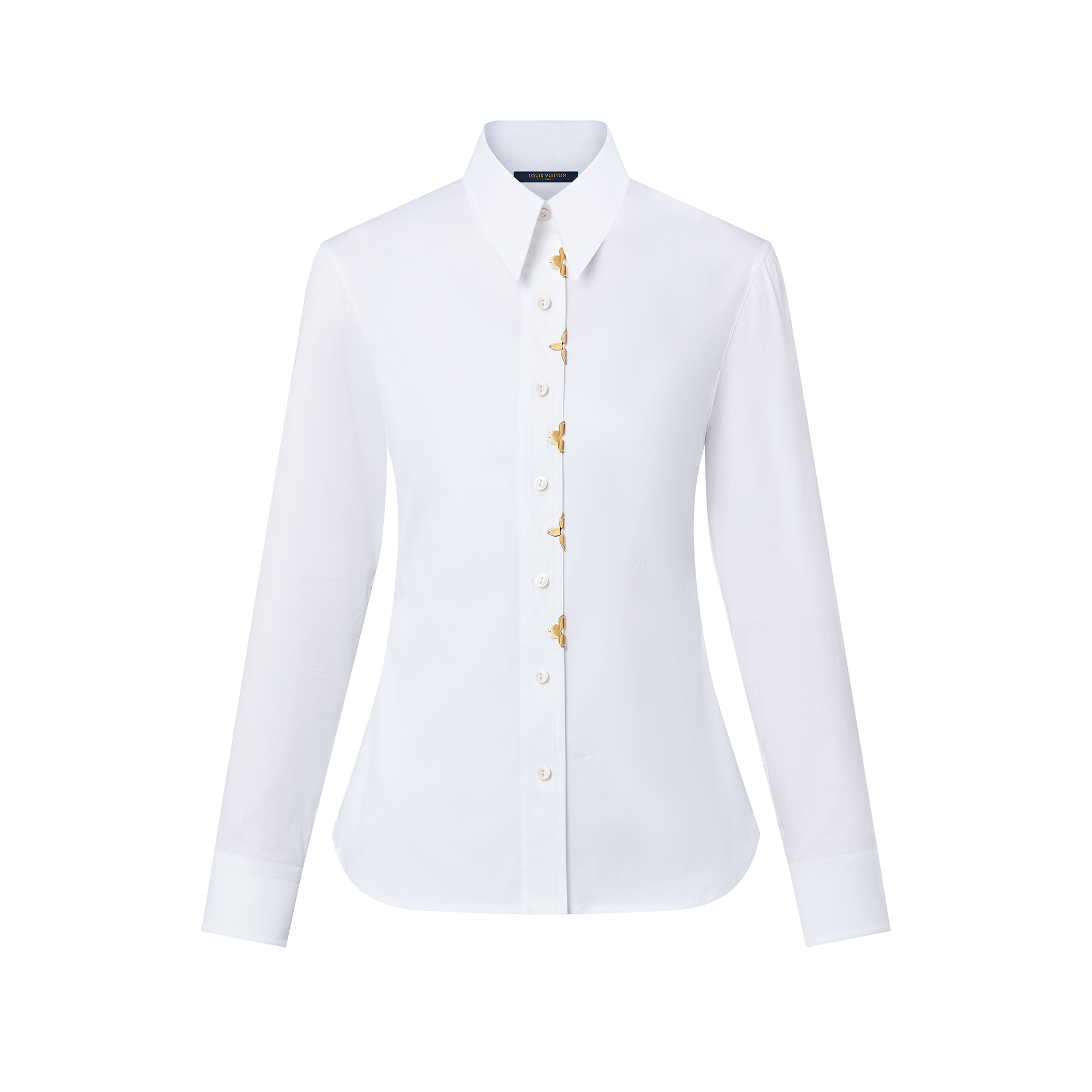 Women - Monogram Accent Shirt  Women Ready-to-Wear Tops | LOUIS VUITTON (Product zoom)
