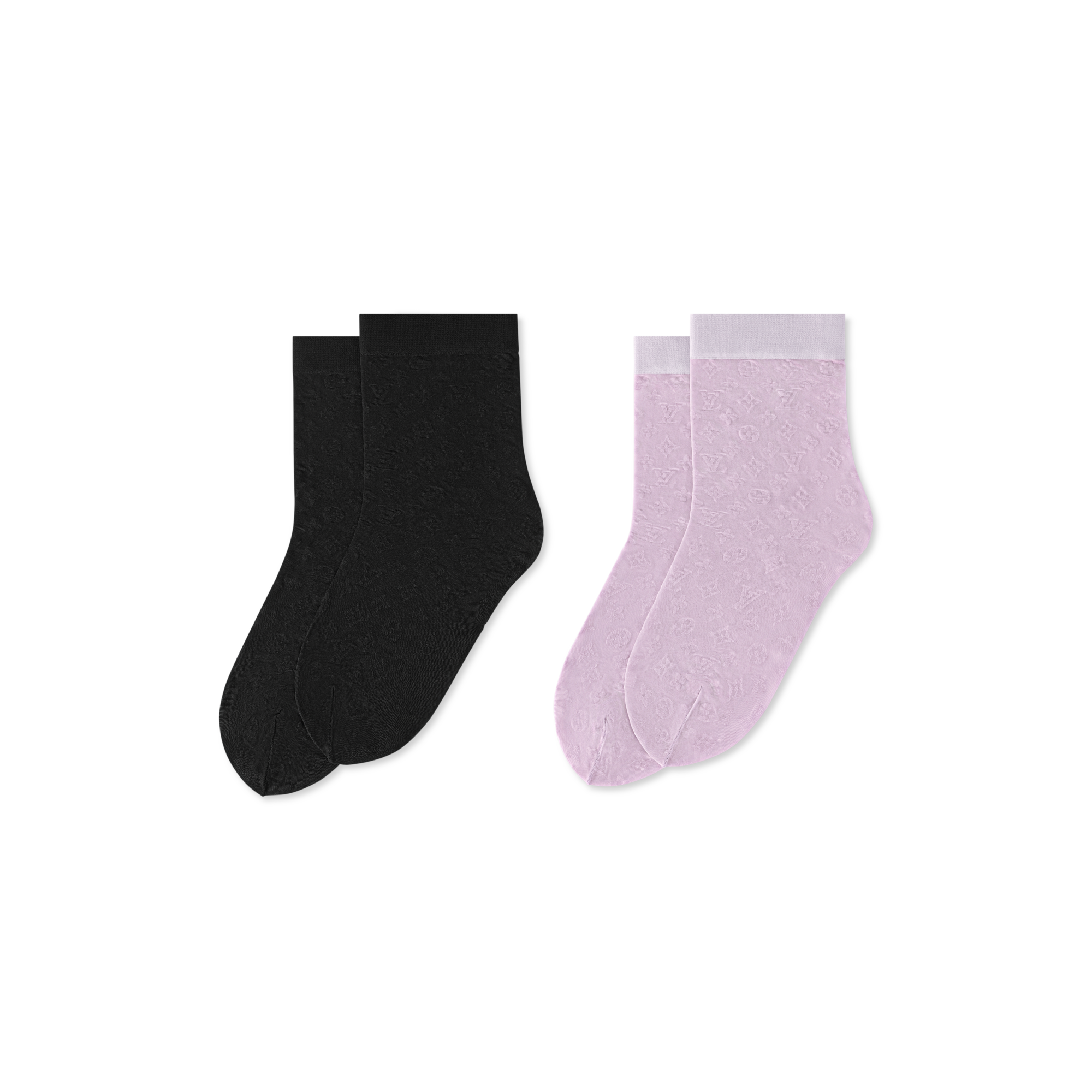 Women - Monogram All Over Set of Socks S00 Women Accessories Hats & Caps | LOUIS VUITTON (Product zoom)