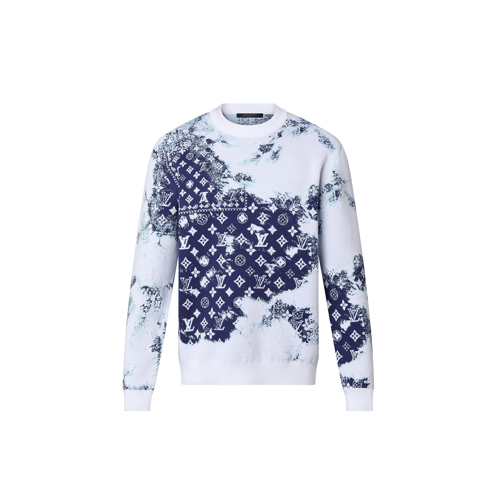 Vuitton Blue Louis Vuitton Sweater Herren Vuitton 2054 Hoodie Mens