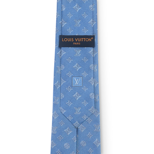 Men - Monogram Blast Tie S00 Men Accessories Ties and Pocket Squares | LOUIS VUITTON (Product zoom)