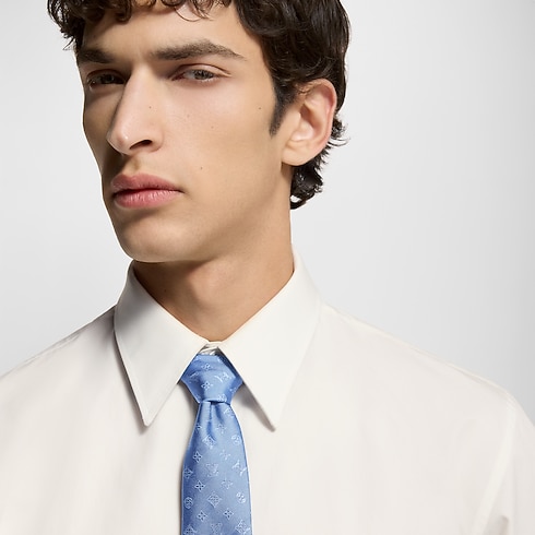Men - Monogram Blast Tie S00 Men Accessories Ties and Pocket Squares | LOUIS VUITTON (Product zoom)