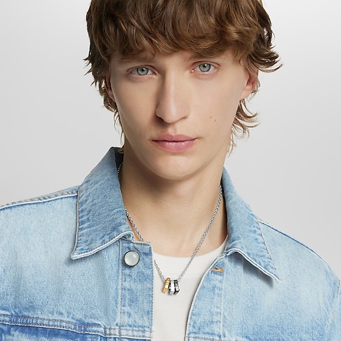 Men - Monogram Bold Necklace S00 Men Accessories New This Season | LOUIS VUITTON (Product zoom)