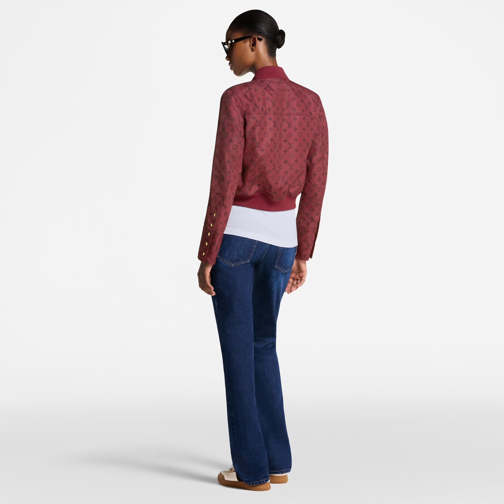 Women - Monogram Bomber Jacket  Women Ready-to-Wear Coats and Jackets | LOUIS VUITTON (Product zoom)