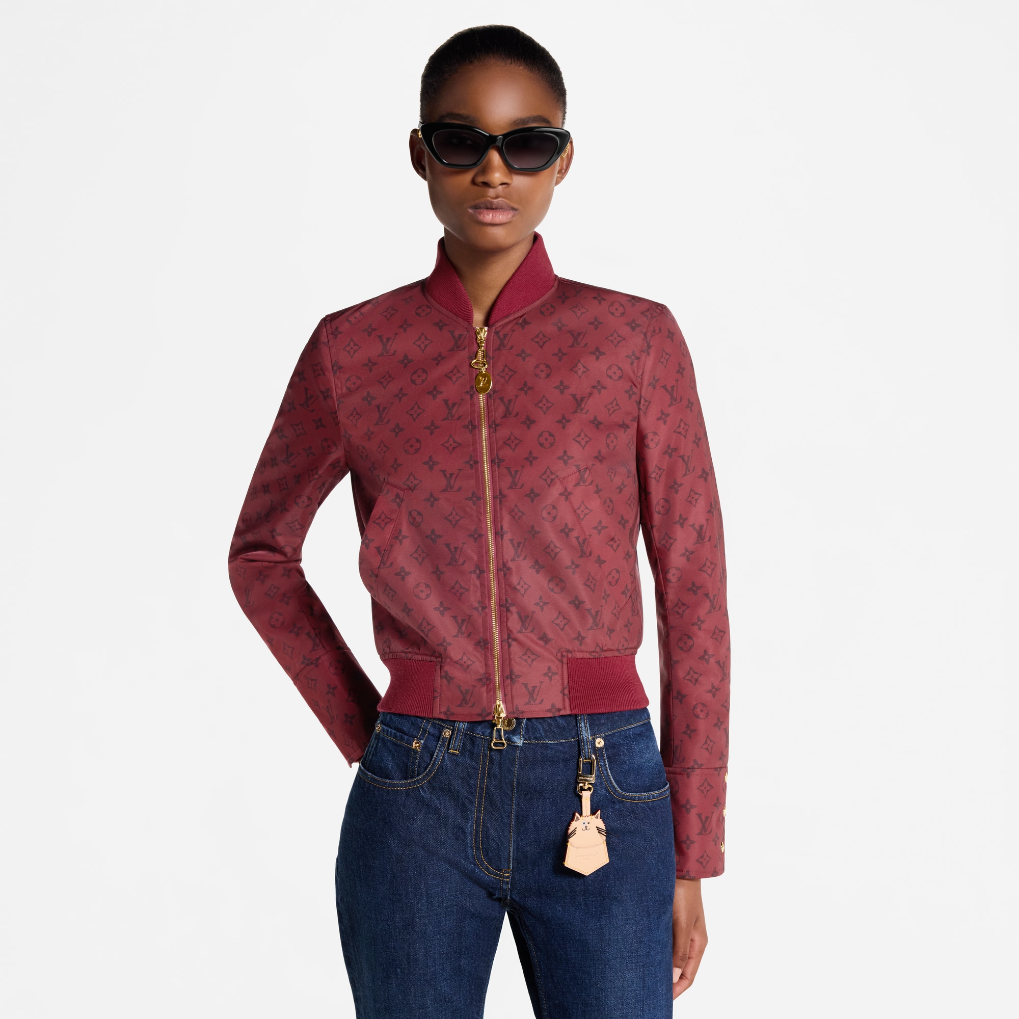 Women - Monogram Bomber Jacket  Women Ready-to-Wear Coats and Jackets | LOUIS VUITTON (Product zoom)