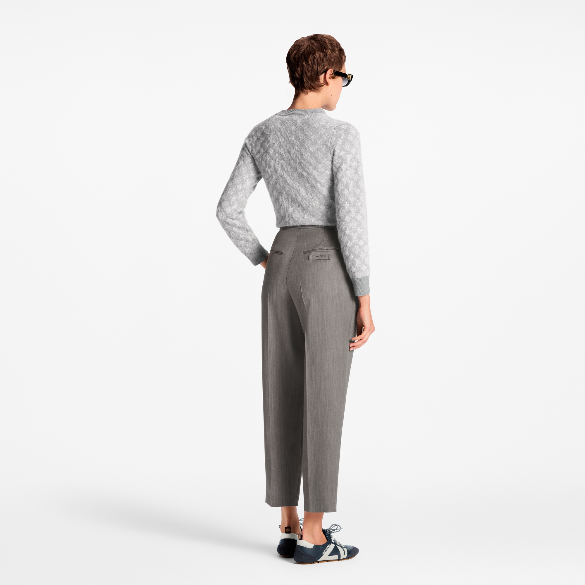 Women - Monogram Brushed Knit Jumper  Women Ready-to-Wear Knitwear | LOUIS VUITTON (Product zoom)