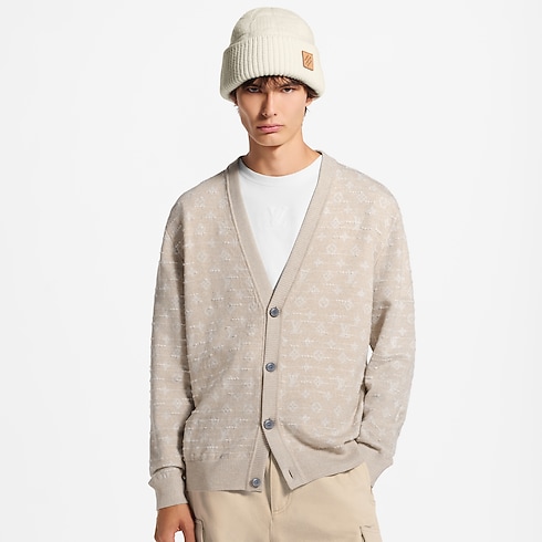 Men - Monogram Cardigan Men Ready-to-Wear All Ready-to-Wear | LOUIS VUITTON (Product zoom)