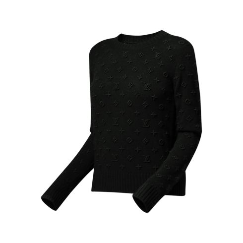 Women - Monogram Cashmere Jumper Women Ready-to-Wear Knitwear | LOUIS VUITTON (Product zoom)