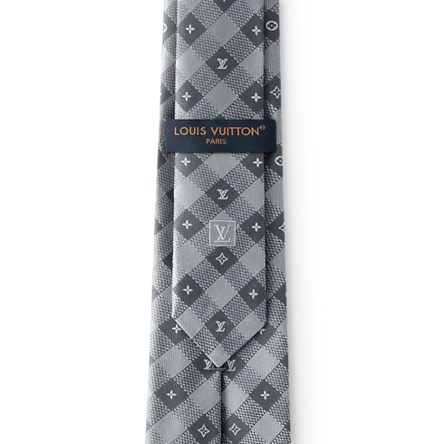 Men - Monogram Checks Tie S00 Men Accessories Ties and Pocket Squares | LOUIS VUITTON (Product zoom)
