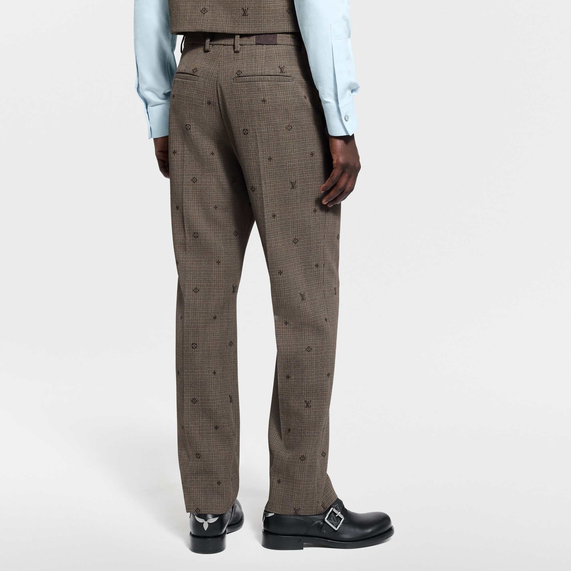 Men - Monogram Cigarette Trousers  Men Ready-to-Wear Trousers | LOUIS VUITTON (Product zoom)