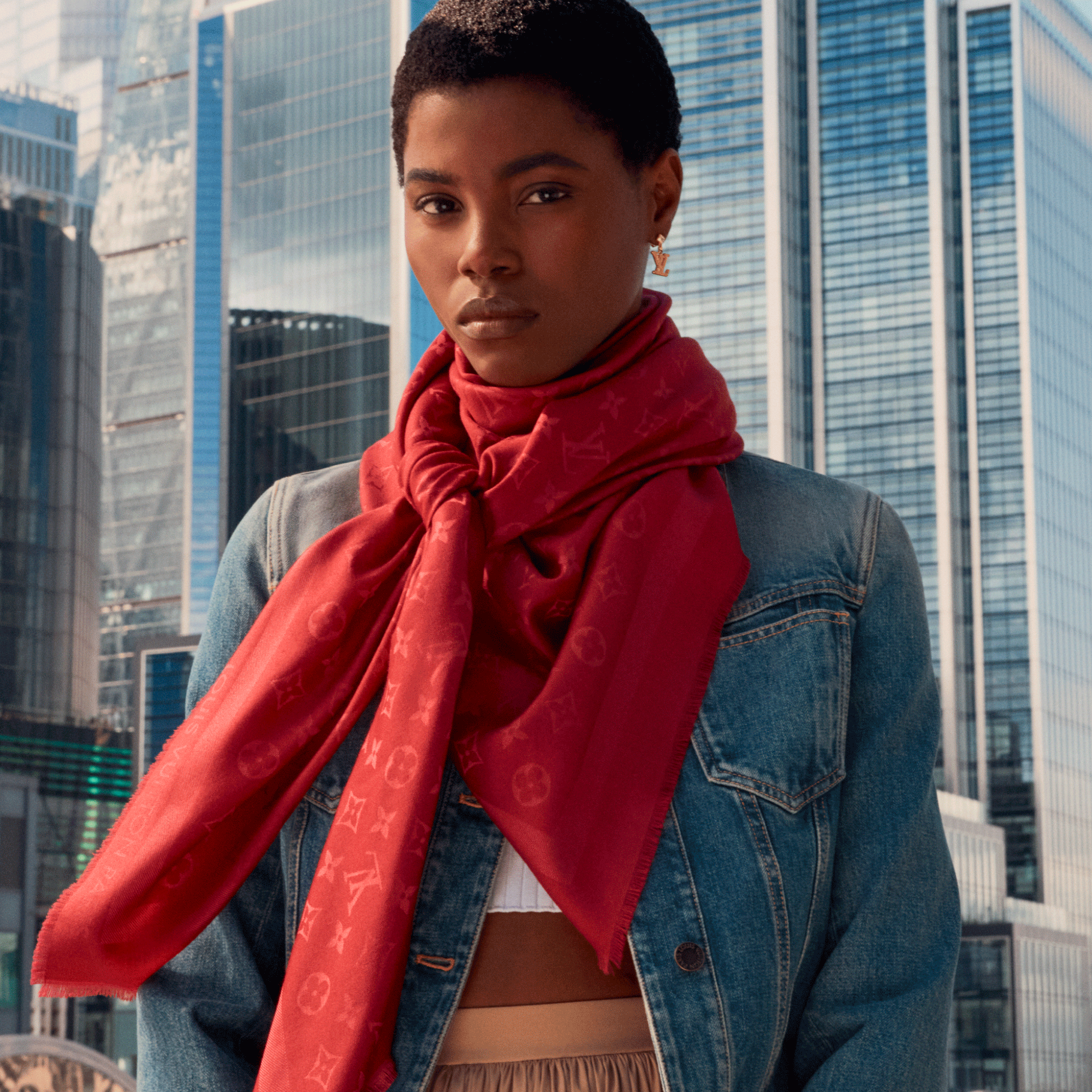 louis vuitton wrap shawl