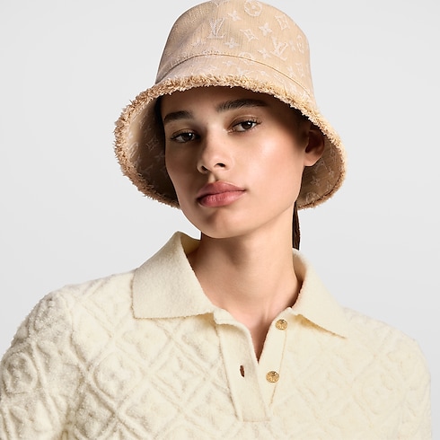 Women - Monogram Denim Bucket Hat S00 Women Accessories Hats & Caps | LOUIS VUITTON (Product zoom)