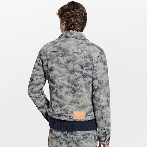 Men - Monogram Denim Trucker Jacket Men Ready-to-Wear Outerwear and Coats | LOUIS VUITTON (Product zoom)