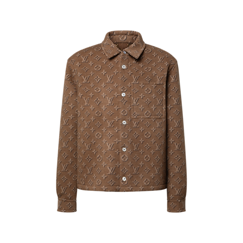 Men - Monogram Double Face Overshirt Men Ready-to-Wear All Ready-to-Wear | LOUIS VUITTON (Product zoom)