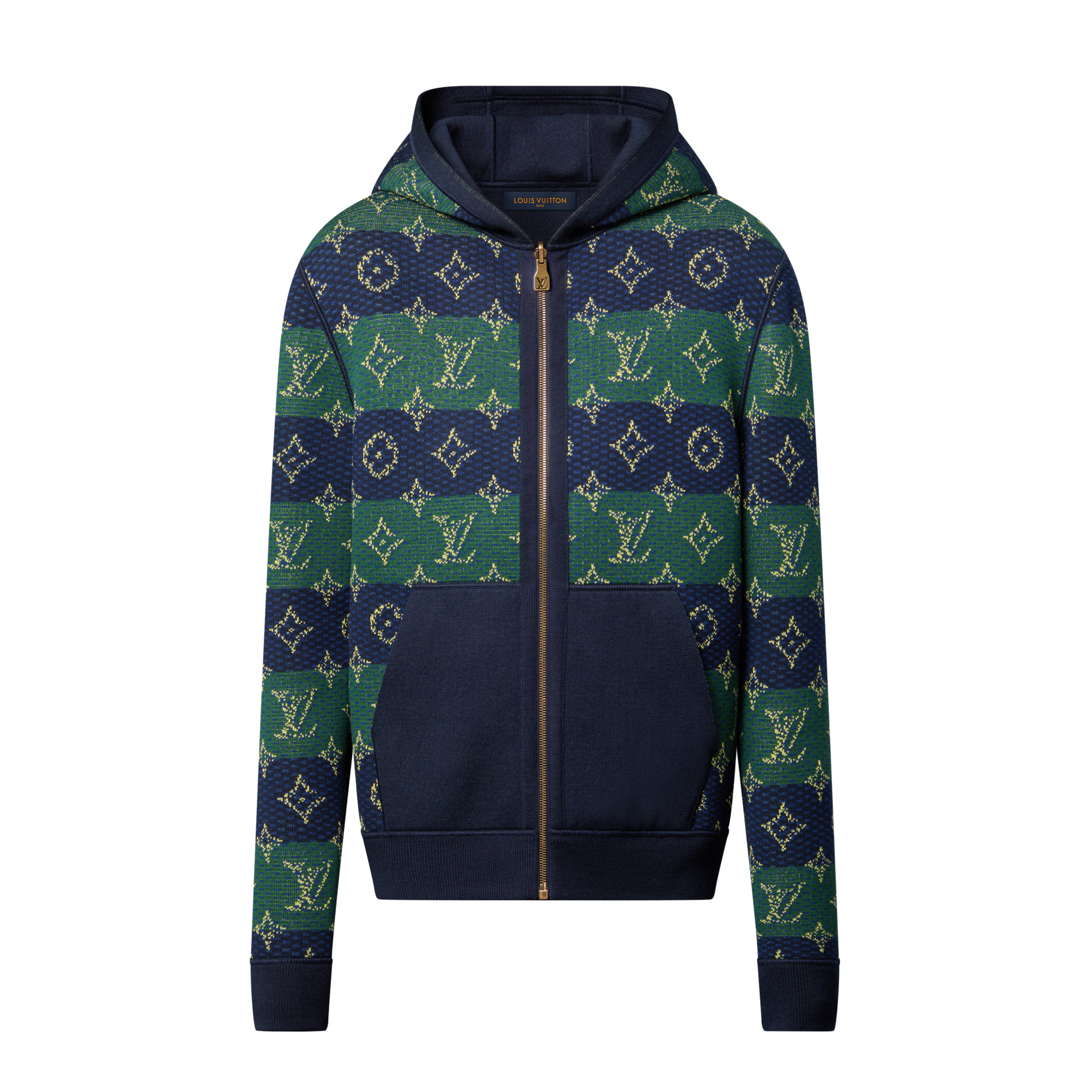 Men - Monogram Double Face Reversible Hoodie  Men Ready-to-Wear All Ready-to-Wear | LOUIS VUITTON (Product zoom)