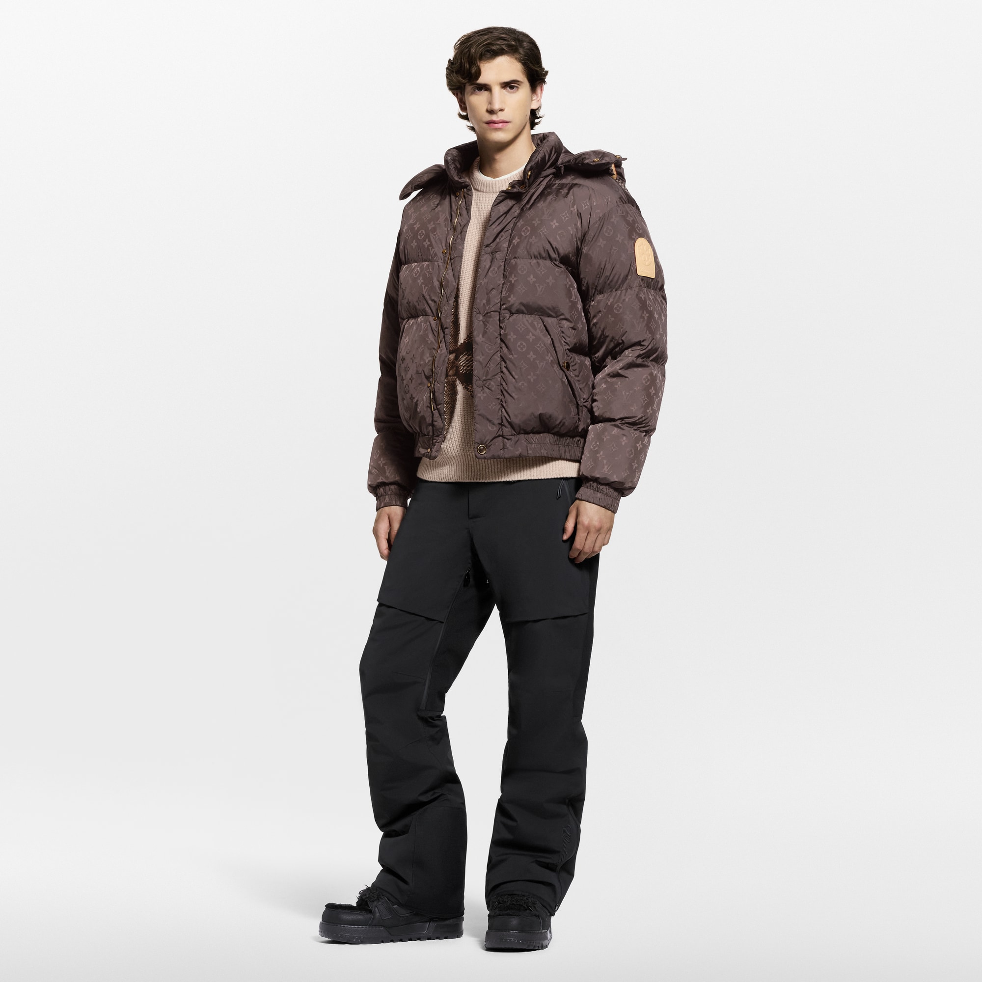 Men - Monogram Down Blouson  Men Ready-to-Wear Outerwear and Coats | LOUIS VUITTON (Product zoom)