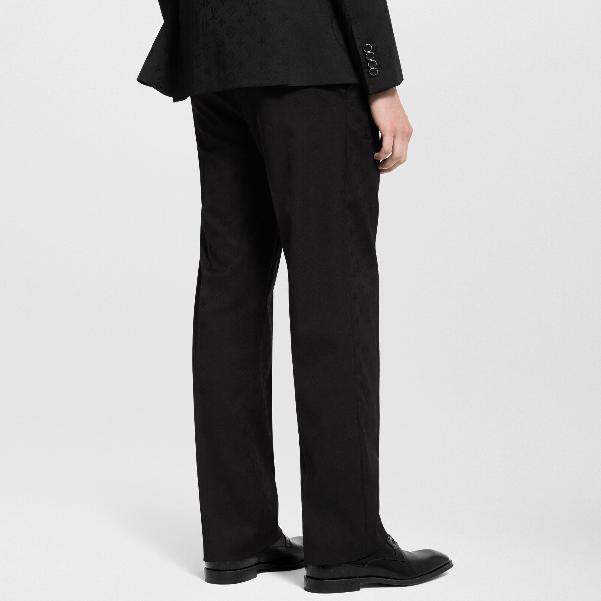 Men - Monogram Drawstring Trousers  Men Ready-to-Wear Trousers | LOUIS VUITTON (Product zoom)