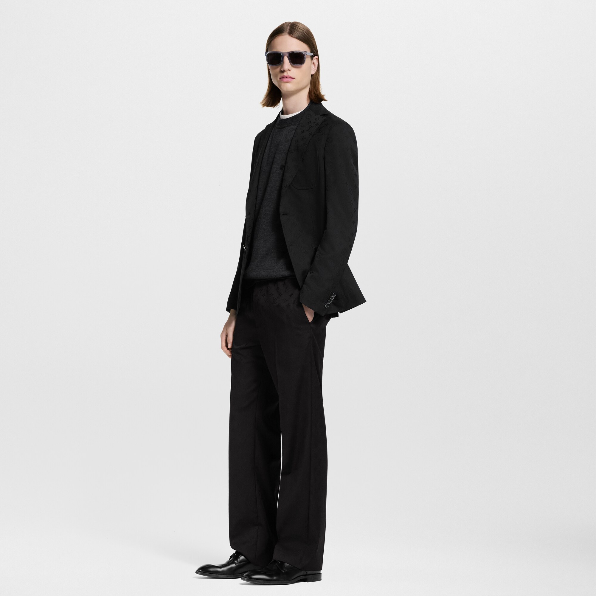 Men - Monogram Drawstring Trousers  Men Ready-to-Wear Trousers | LOUIS VUITTON (Product zoom)