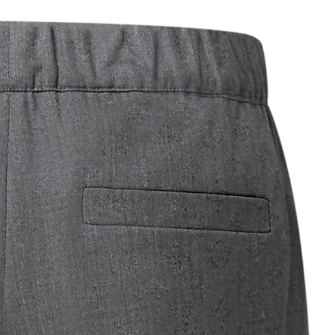 Men - Monogram Drawstring Trousers Men Ready-to-Wear All Ready-to-Wear | LOUIS VUITTON (Product zoom)