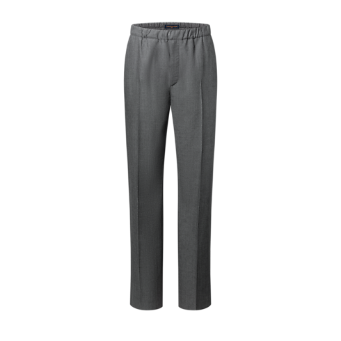Men - Monogram Drawstring Trousers Men Ready-to-Wear All Ready-to-Wear | LOUIS VUITTON (Product zoom)