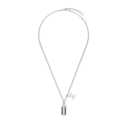 Men - Monogram Eclipse Charms Necklace S00 Men Fashion Jewellery Necklaces and Pendants | LOUIS VUITTON (Product zoom)
