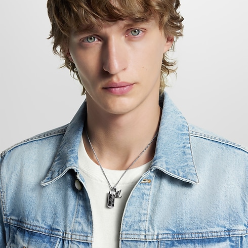 Men - Monogram Eclipse Charms Necklace S00 Men Fashion Jewellery Necklaces | LOUIS VUITTON (Product zoom)