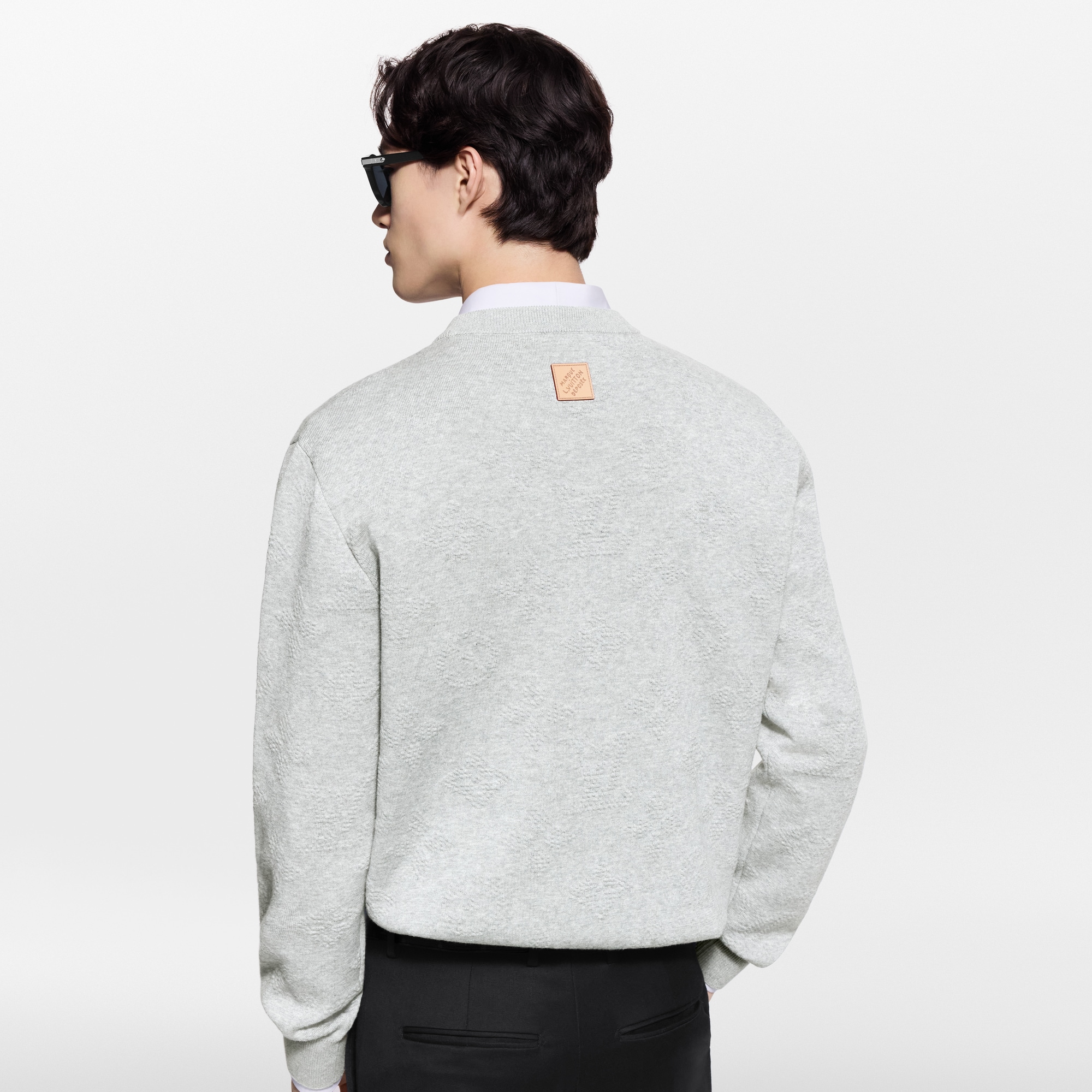 Men - Monogram Embossed Jumper  Men Ready-to-Wear All Ready-to-Wear | LOUIS VUITTON (Product zoom)