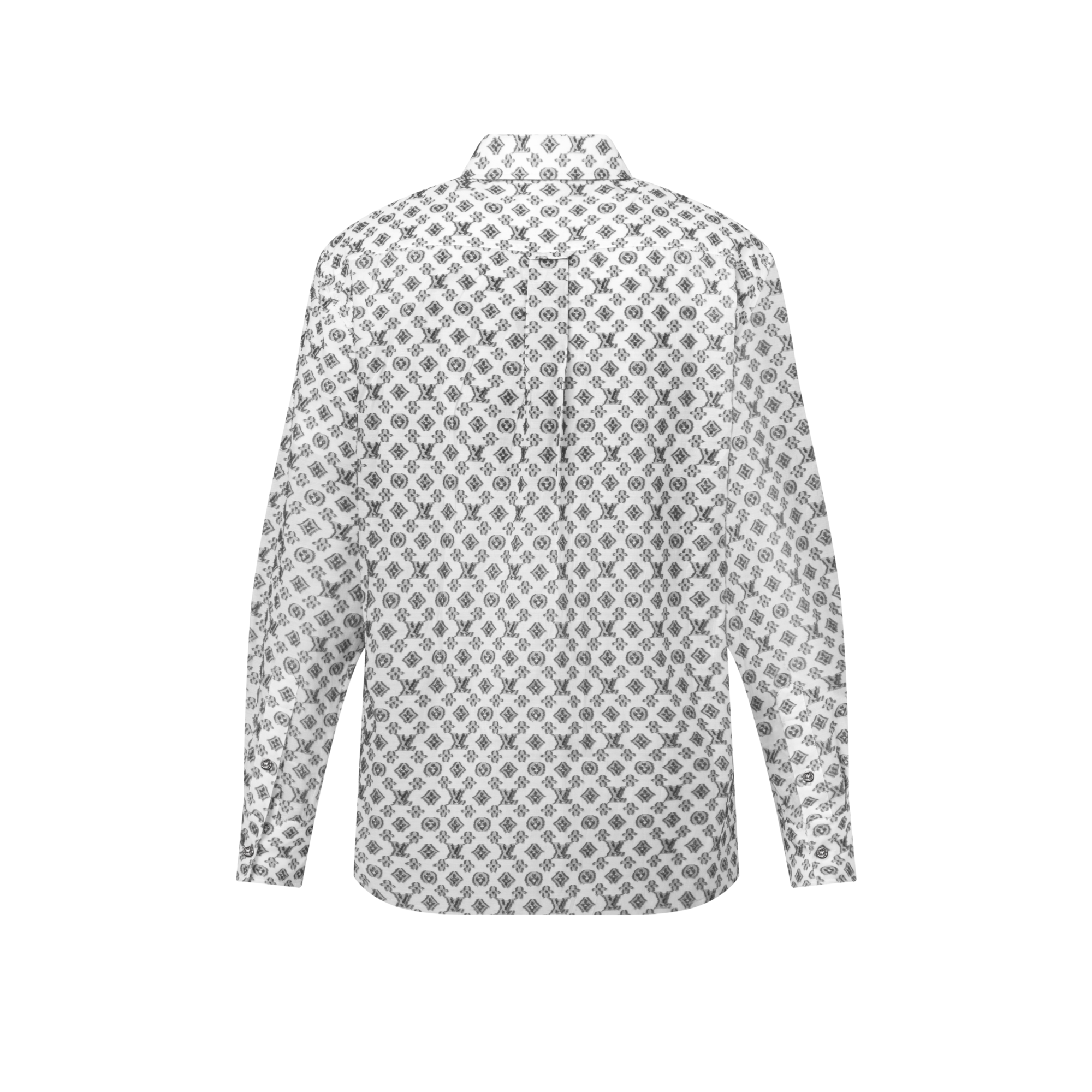 Women - Monogram Fil Coupé Shirt  Women Ready-to-Wear Tops | LOUIS VUITTON (Product zoom)