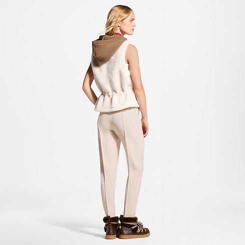 Women - Monogram Fleece Gilet Women Ready-to-Wear Coats and Jackets | LOUIS VUITTON (Product zoom)