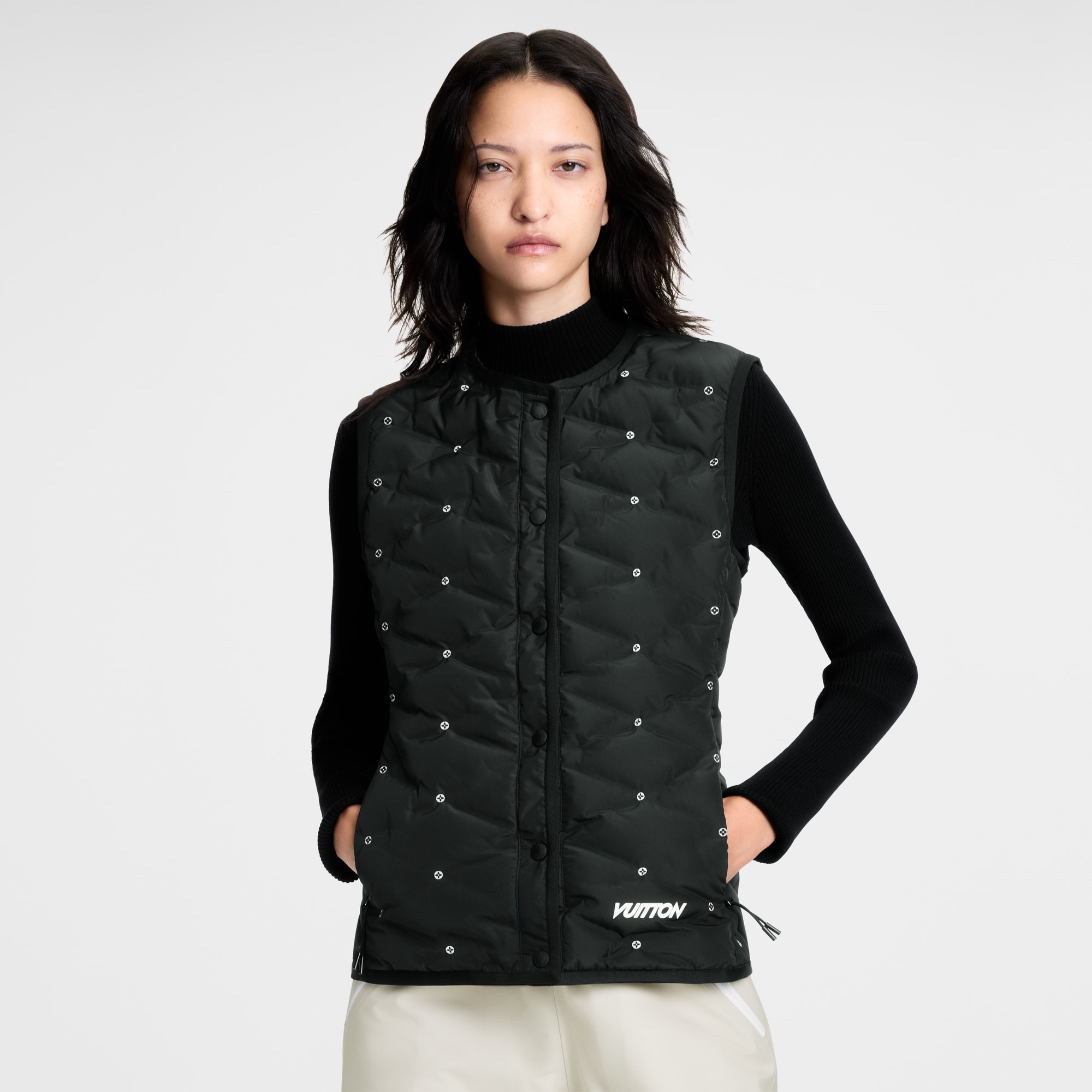 Women - Monogram Flower Quilted Gilet  Women Ready-to-Wear Coats and Jackets | LOUIS VUITTON (Product zoom)