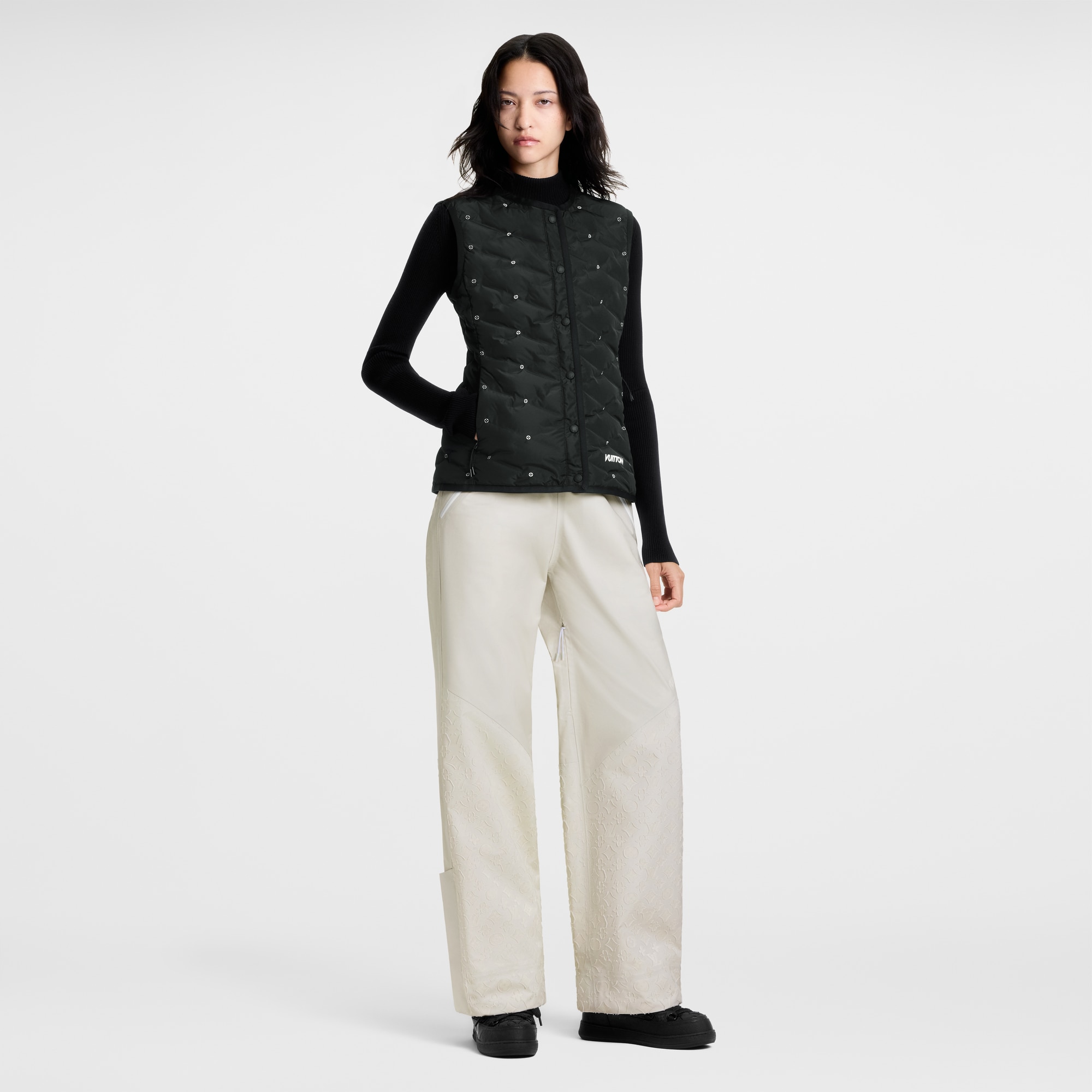 Women - Monogram Flower Quilted Gilet  Women Ready-to-Wear Coats and Jackets | LOUIS VUITTON (Product zoom)