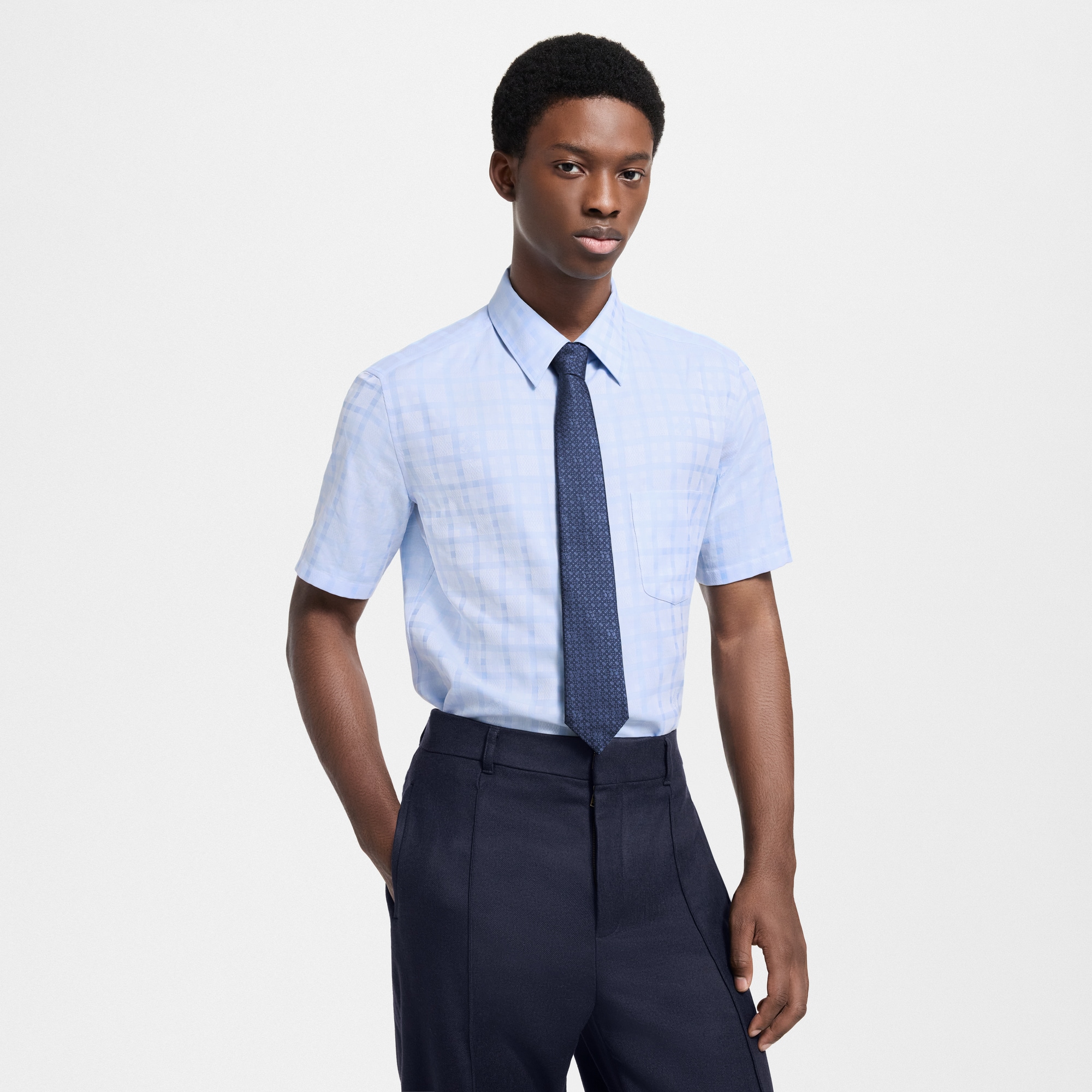 Men - Monogram Flower Tie S00 Men Accessories Ties and Pocket Squares | LOUIS VUITTON (Product zoom)