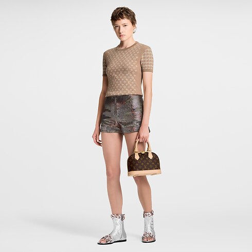Men - Monogram Honeycomb Knit Top Men Discontinued Product Obs 12 | LOUIS VUITTON (Product zoom)