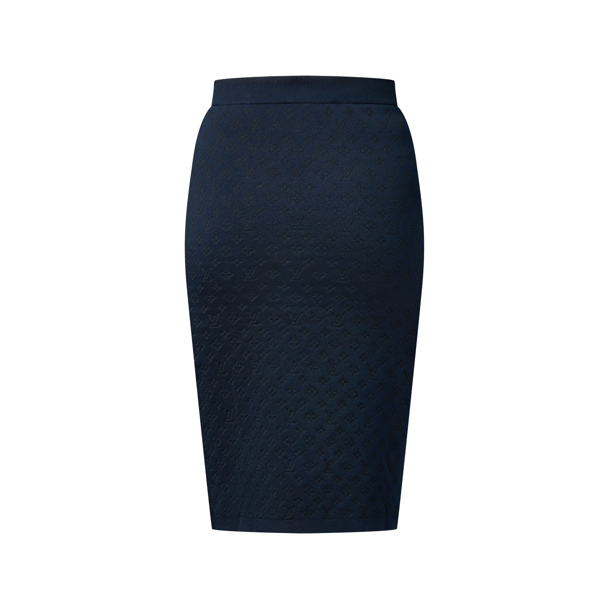 Women - Monogram Jacquard Knit Skirt  Women Ready-to-Wear Knitwear | LOUIS VUITTON (Product zoom)
