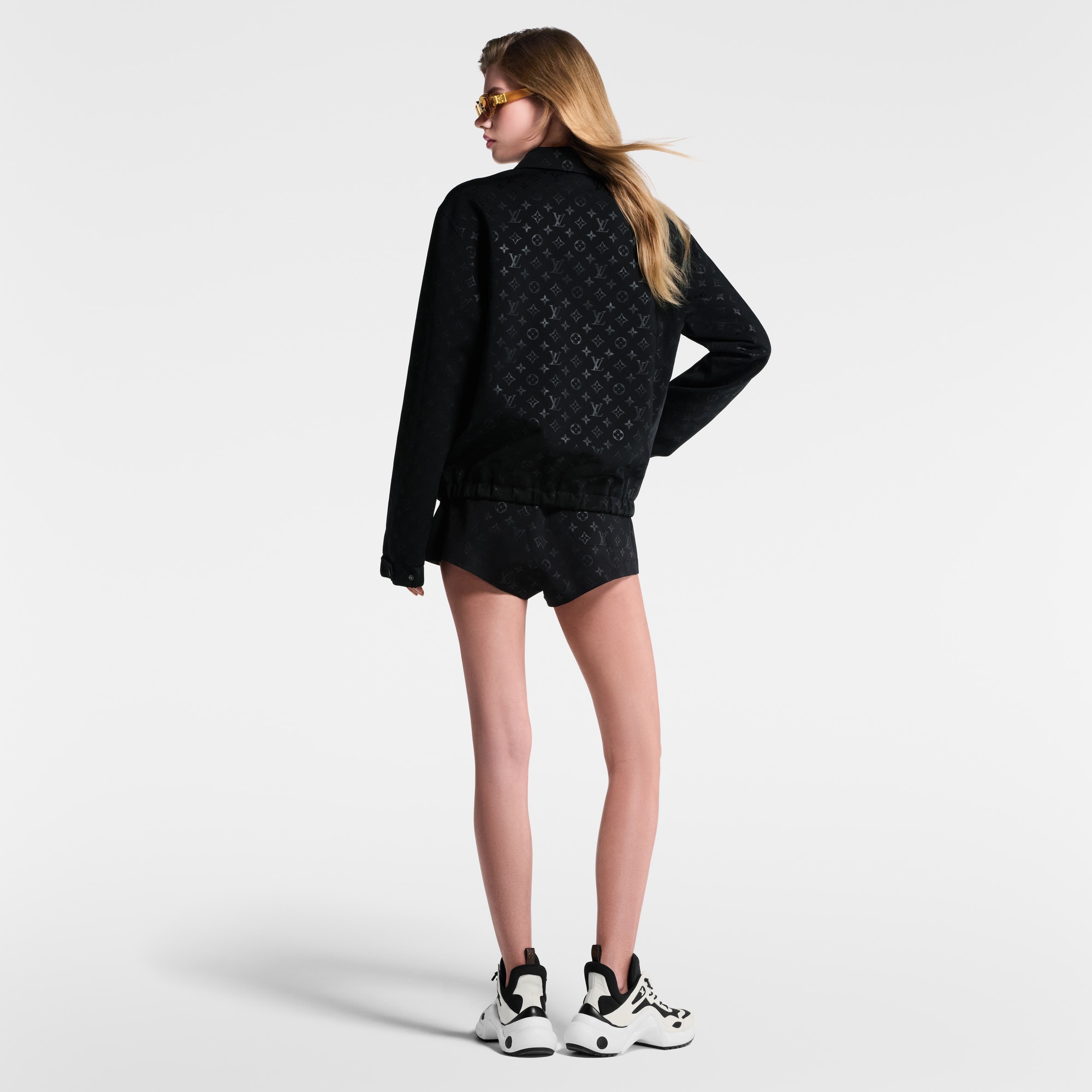 Women - Monogram Jogging Shorts  Women Ready-to-Wear Skirts and Shorts | LOUIS VUITTON (Product zoom)