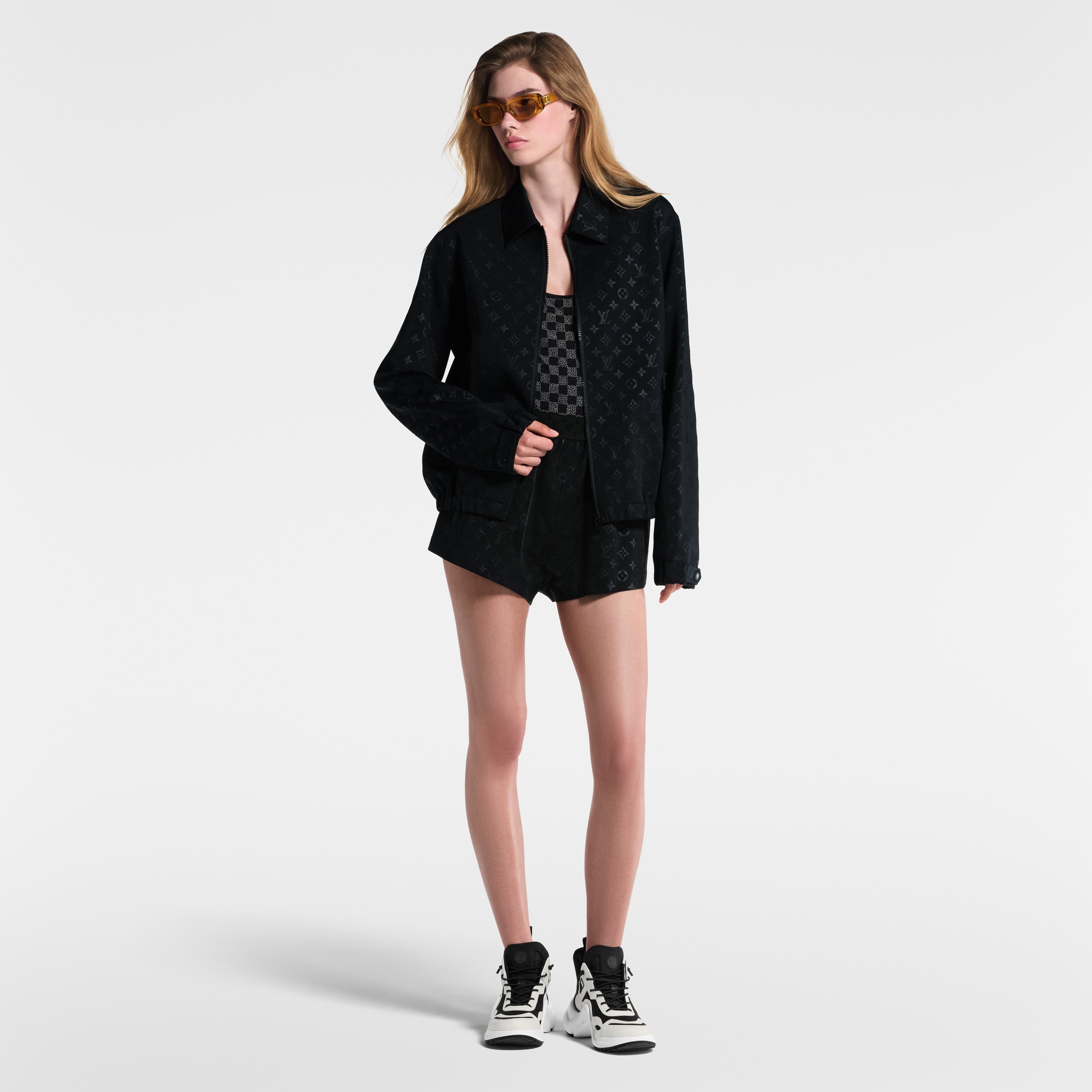 Women - Monogram Jogging Shorts  Women Ready-to-Wear Skirts and Shorts | LOUIS VUITTON (Product zoom)