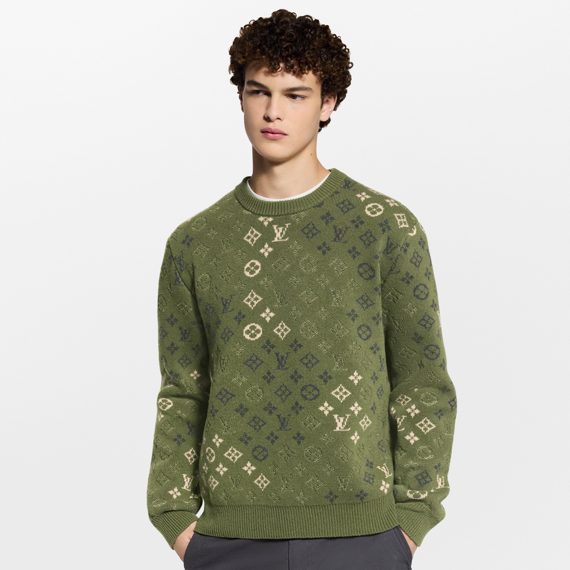 Men - Monogram Jumper  Men Ready-to-Wear All Ready-to-Wear | LOUIS VUITTON (Product zoom)