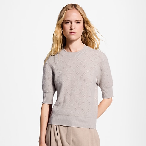 Women - Monogram Knit Top Women Ready-to-Wear Knitwear | LOUIS VUITTON (Product zoom)