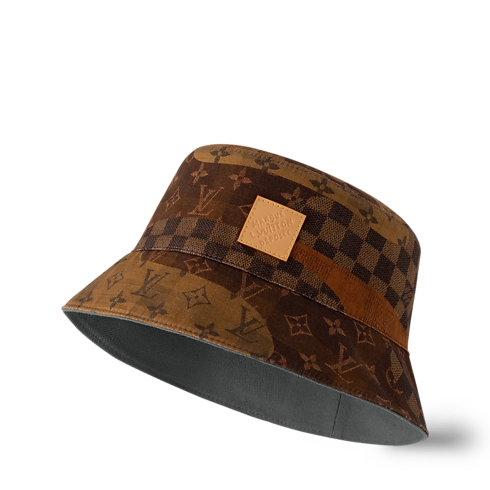 Men - Monogram Landscape Reversible Bucket Hat S00 Men Accessories Hats, Beanies and Gloves | LOUIS VUITTON (Product zoom)