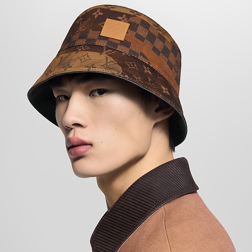 Men - Monogram Landscape Reversible Bucket Hat S00 Men Accessories Hats, Beanies and Gloves | LOUIS VUITTON (Product zoom)