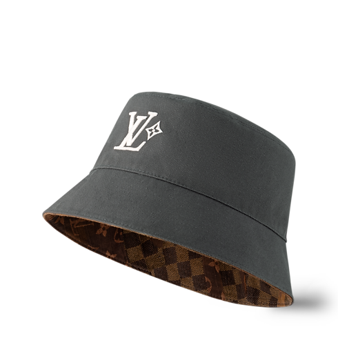 Men - Monogram Landscape Reversible Bucket Hat S00 Men Accessories Hats, Beanies and Gloves | LOUIS VUITTON (Product zoom)