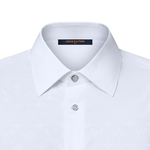 Men - Monogram Long-Sleeved Shirt Men Ready-to-Wear Shirts | LOUIS VUITTON (Product zoom)