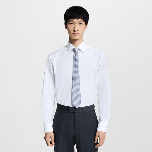 Men - Monogram Long-Sleeved Shirt Men Ready-to-Wear Shirts | LOUIS VUITTON (Product zoom)